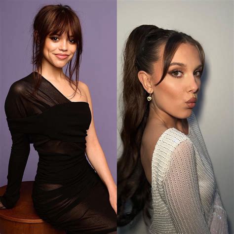 Millie Bobby Brown vs Jenna Ortega: Fãs enfrentam os dois。